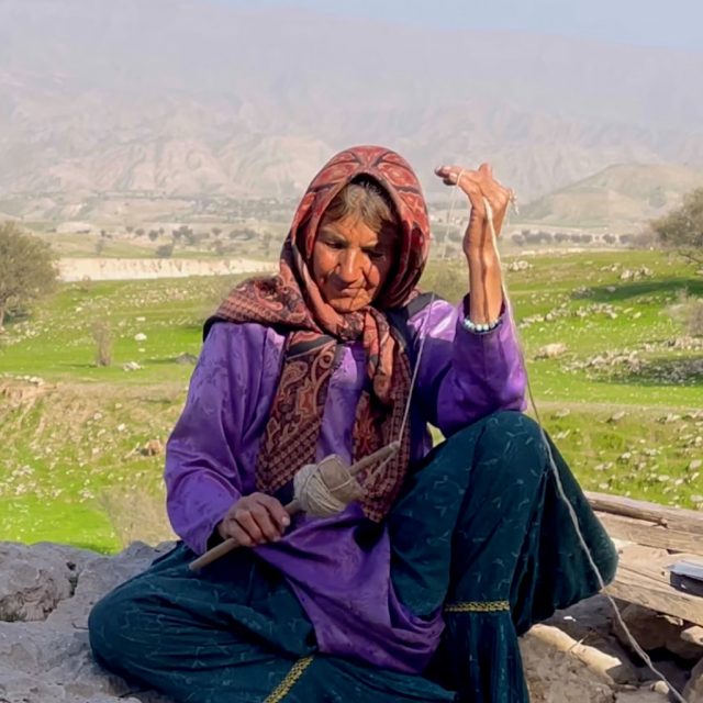 making yarn from fleece