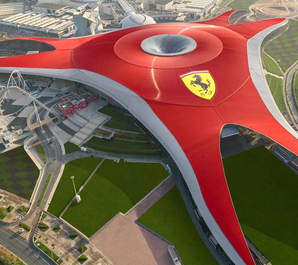 Ferrari World in Abu Dhabi, UAE