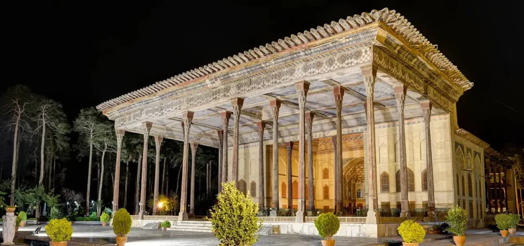 Chehel Sotoun Palace and Garden, Isfahan, Iran